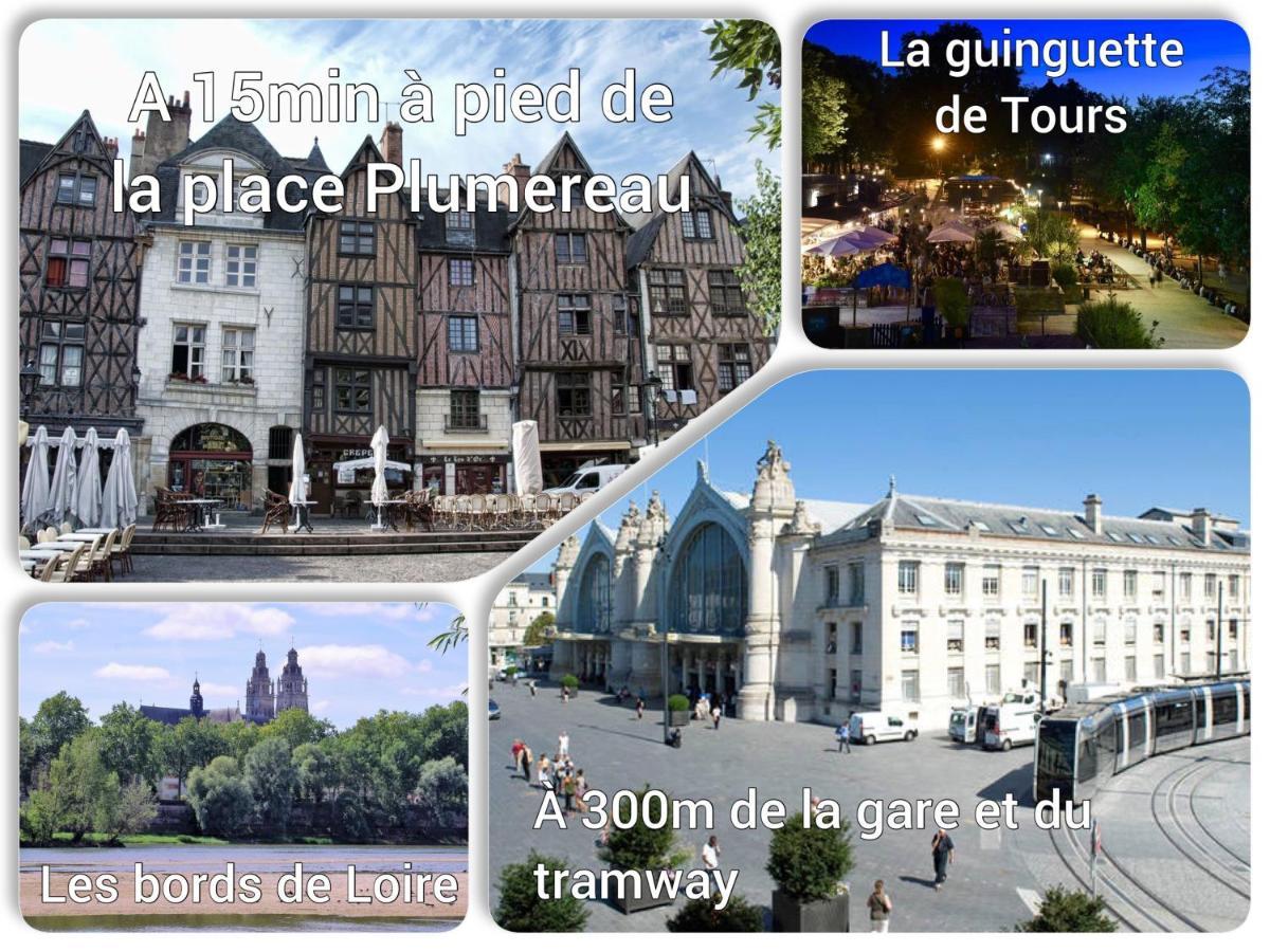 L'Intemporel - A 300M De La Gare De ตูร์ ภายนอก รูปภาพ